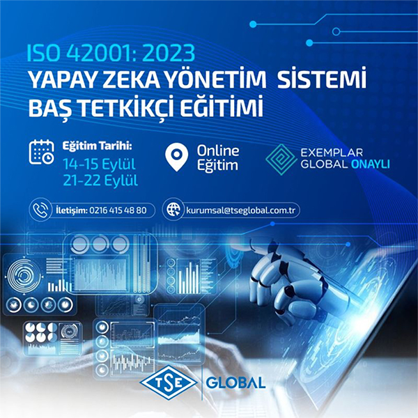 Yapay Zekaya İlk Adım TSE Global'den Görseli